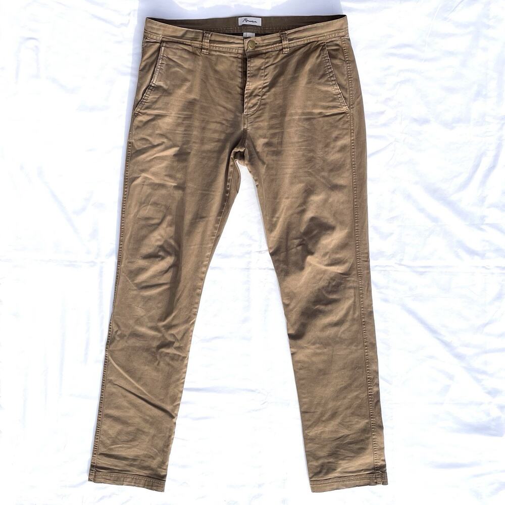 Rowan Raleigh Chino Pants Mens 33 Brown 34X33